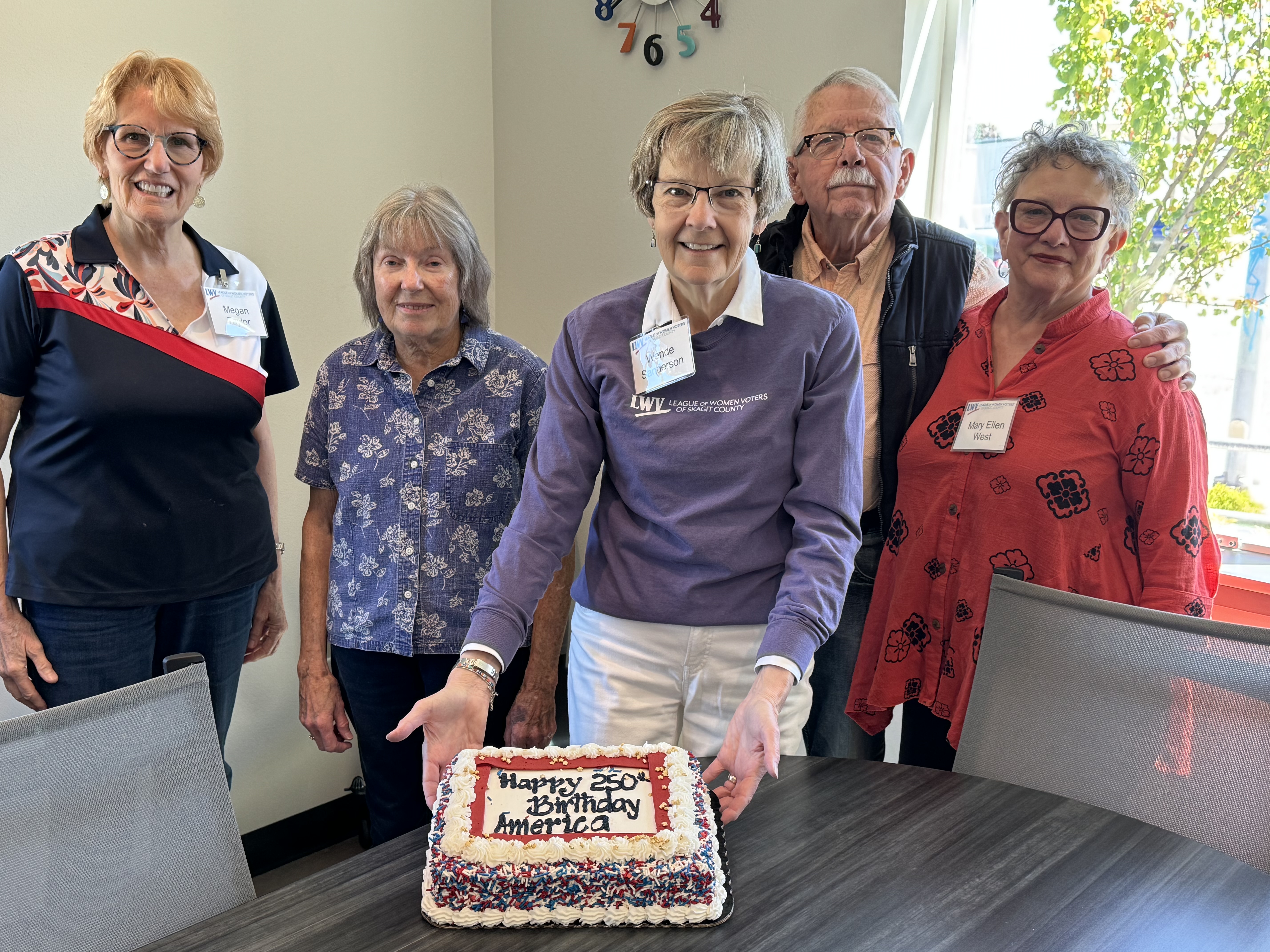 Celebrating 250 years of democracy at Anacortes Family Center