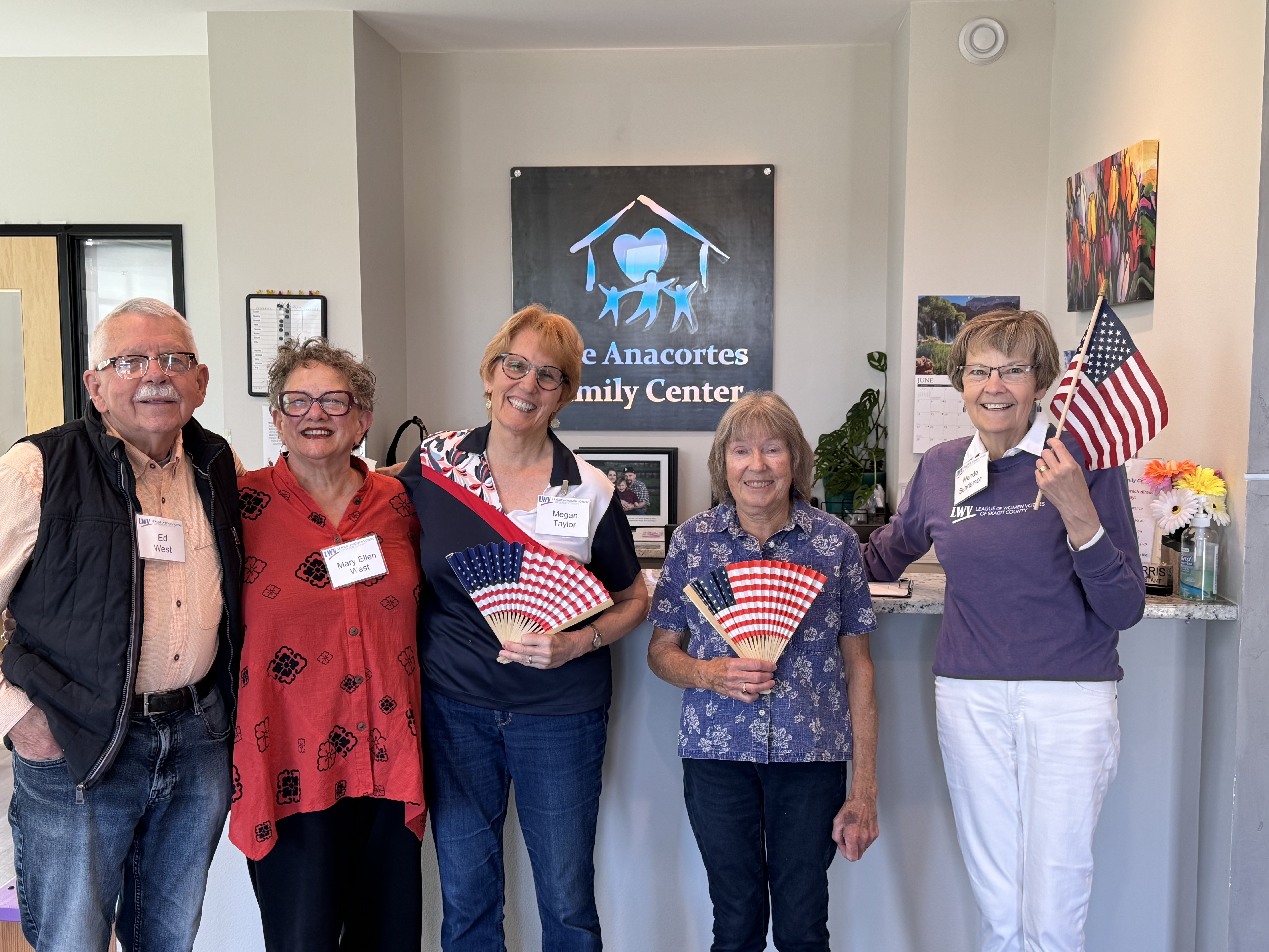 Celebrating 250 years of democracy at Anacortes Family Center