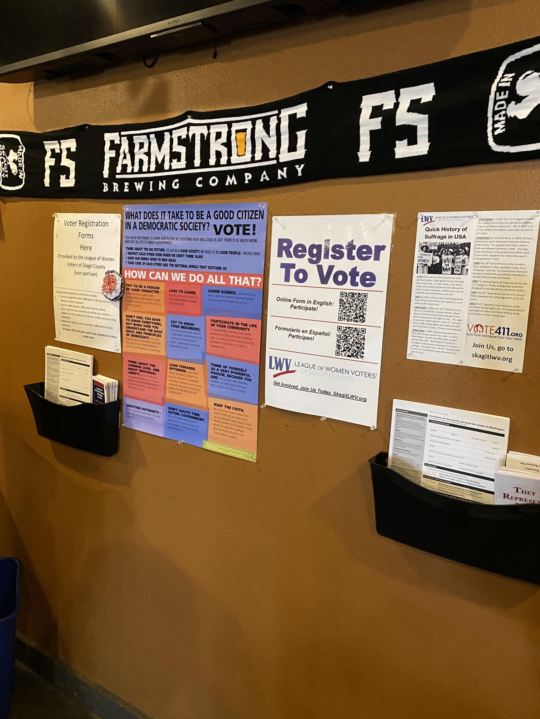 Farmstrong Brewing Register to Vote